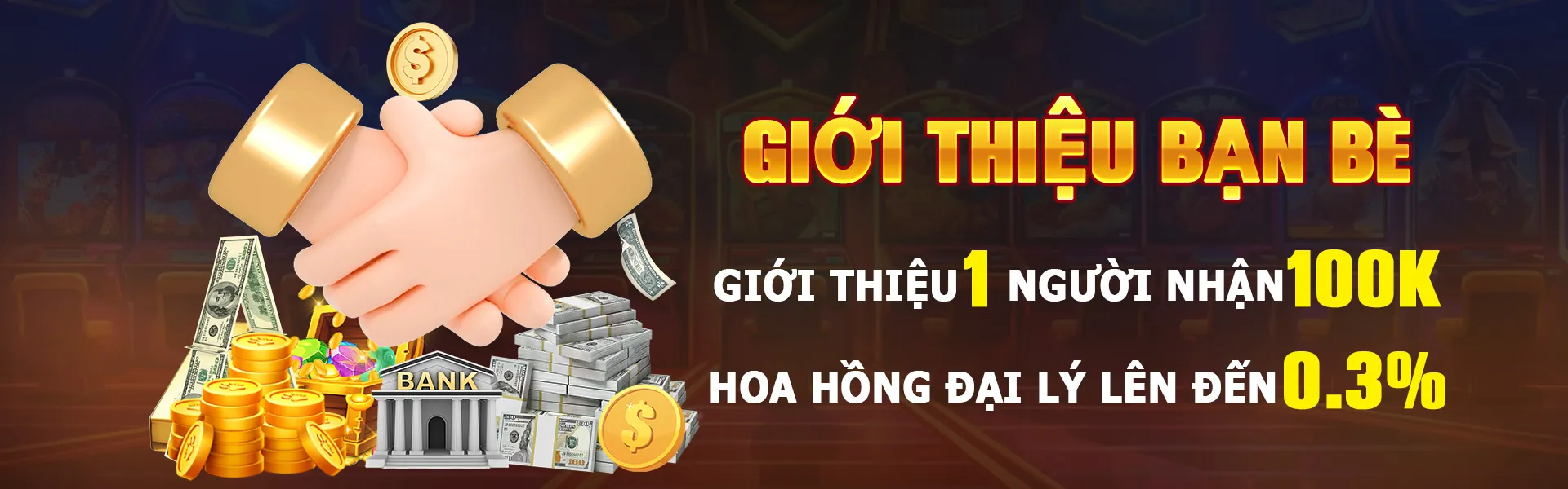 Hình ảnh chương trình đại lý 42win trang chủ chính thức, với biểu tượng hợp tác và tiền hoa hồng